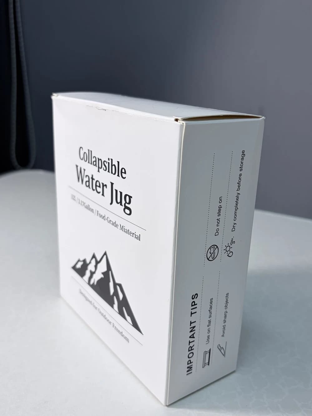 Supplied WATER BAG OUTDOOR retail box